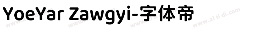 YoeYar Zawgyi字体转换